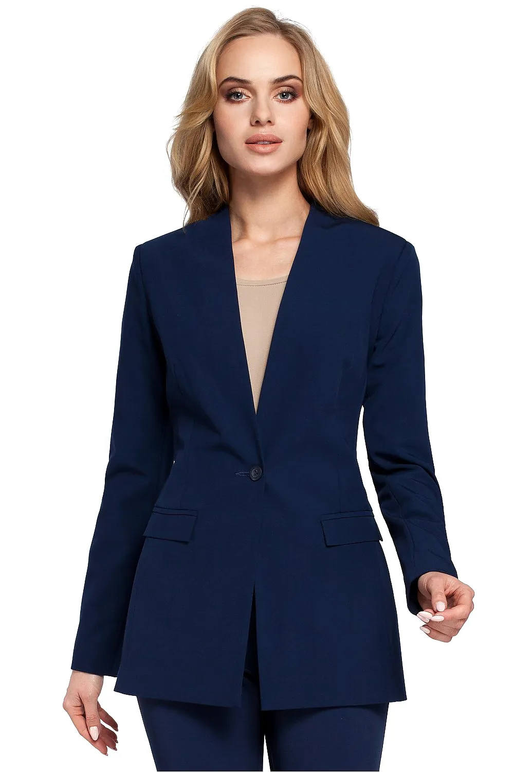 Moe Blazer in Navy Blue