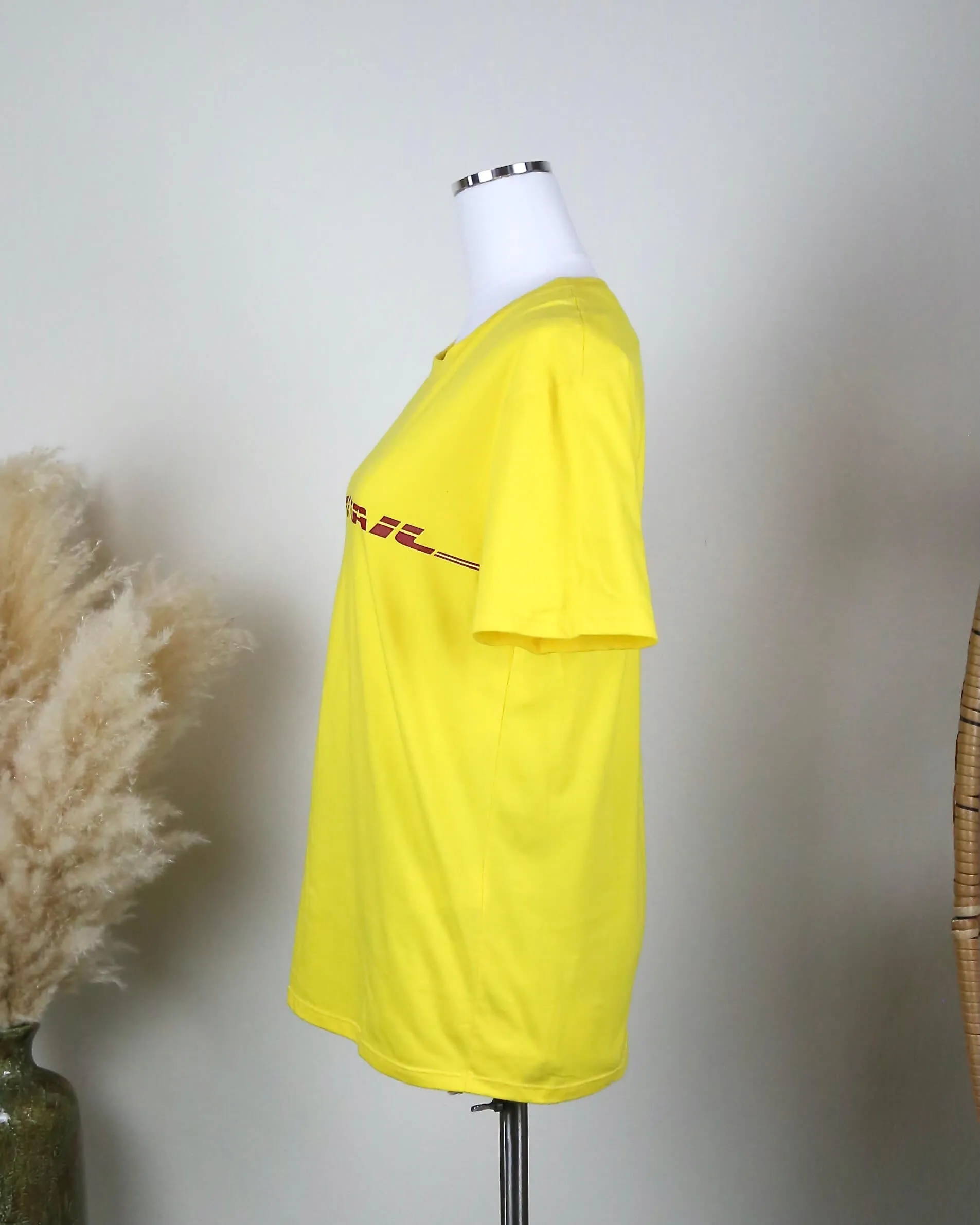 Motel - Hate Mail Oversized Basic Tee in Yellow