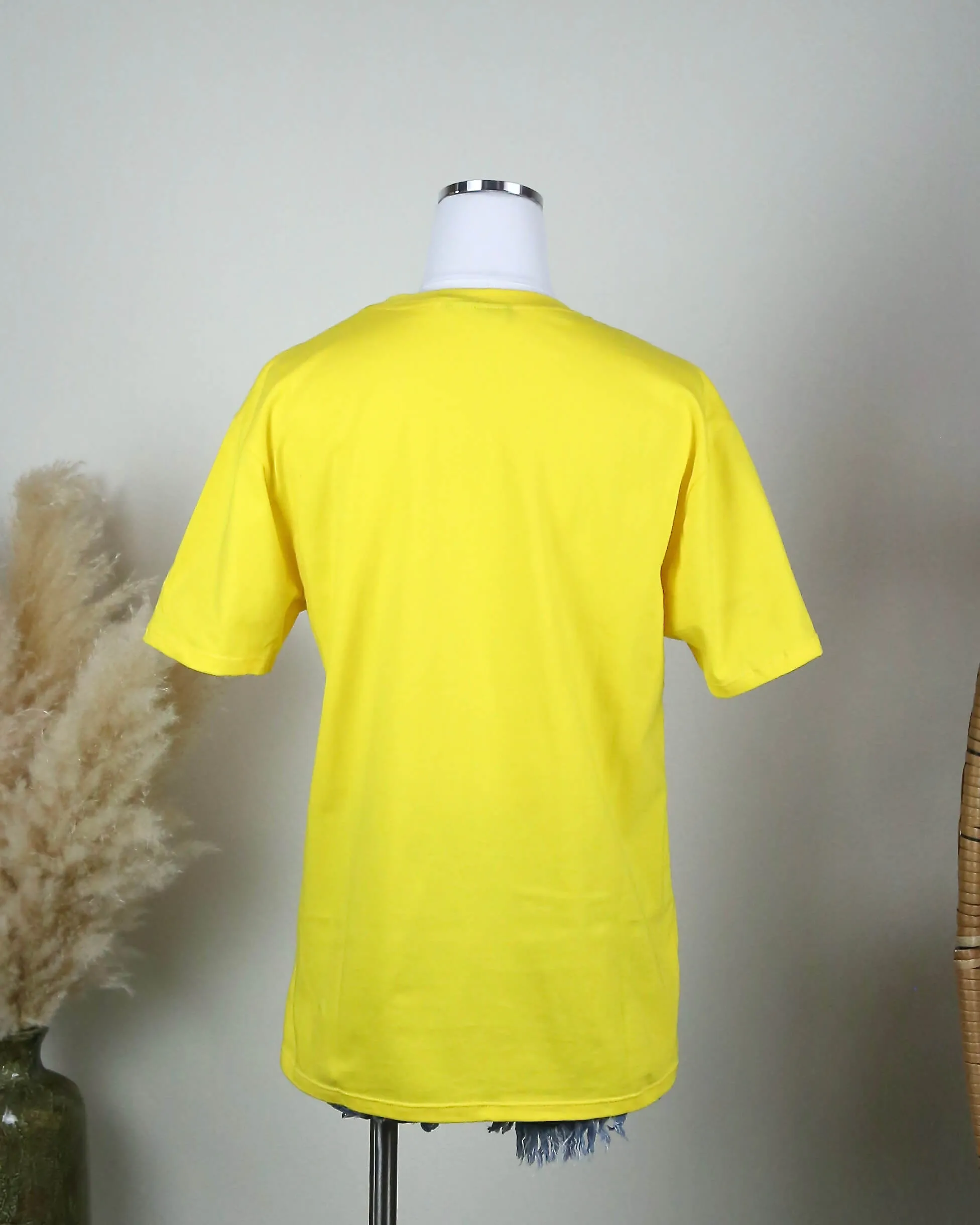 Motel - Hate Mail Oversized Basic Tee in Yellow