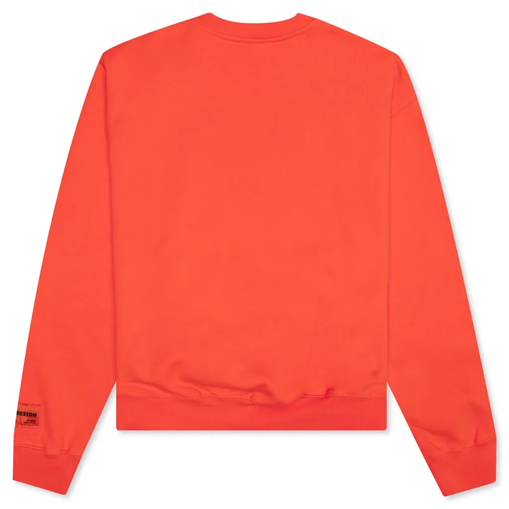 NF Heron BW Crewneck - Orange/Black