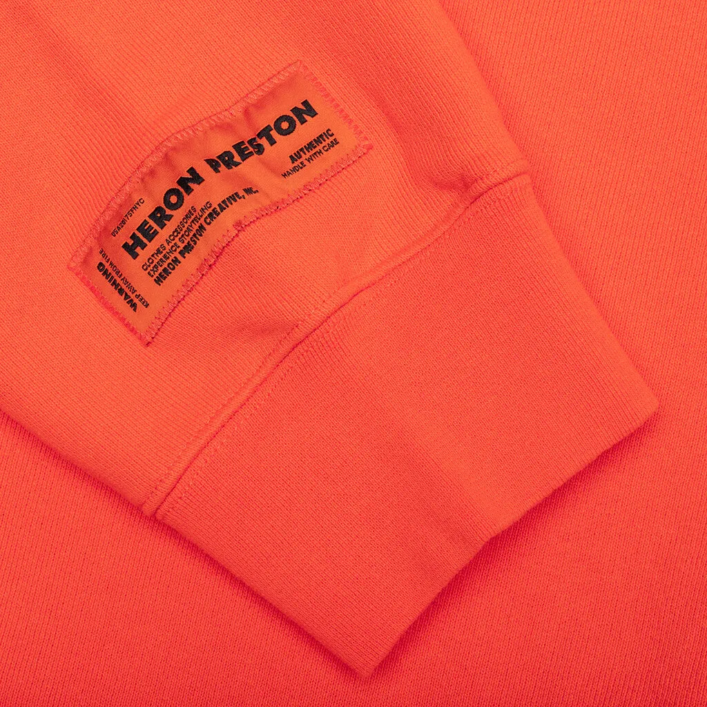 NF Heron BW Crewneck - Orange/Black