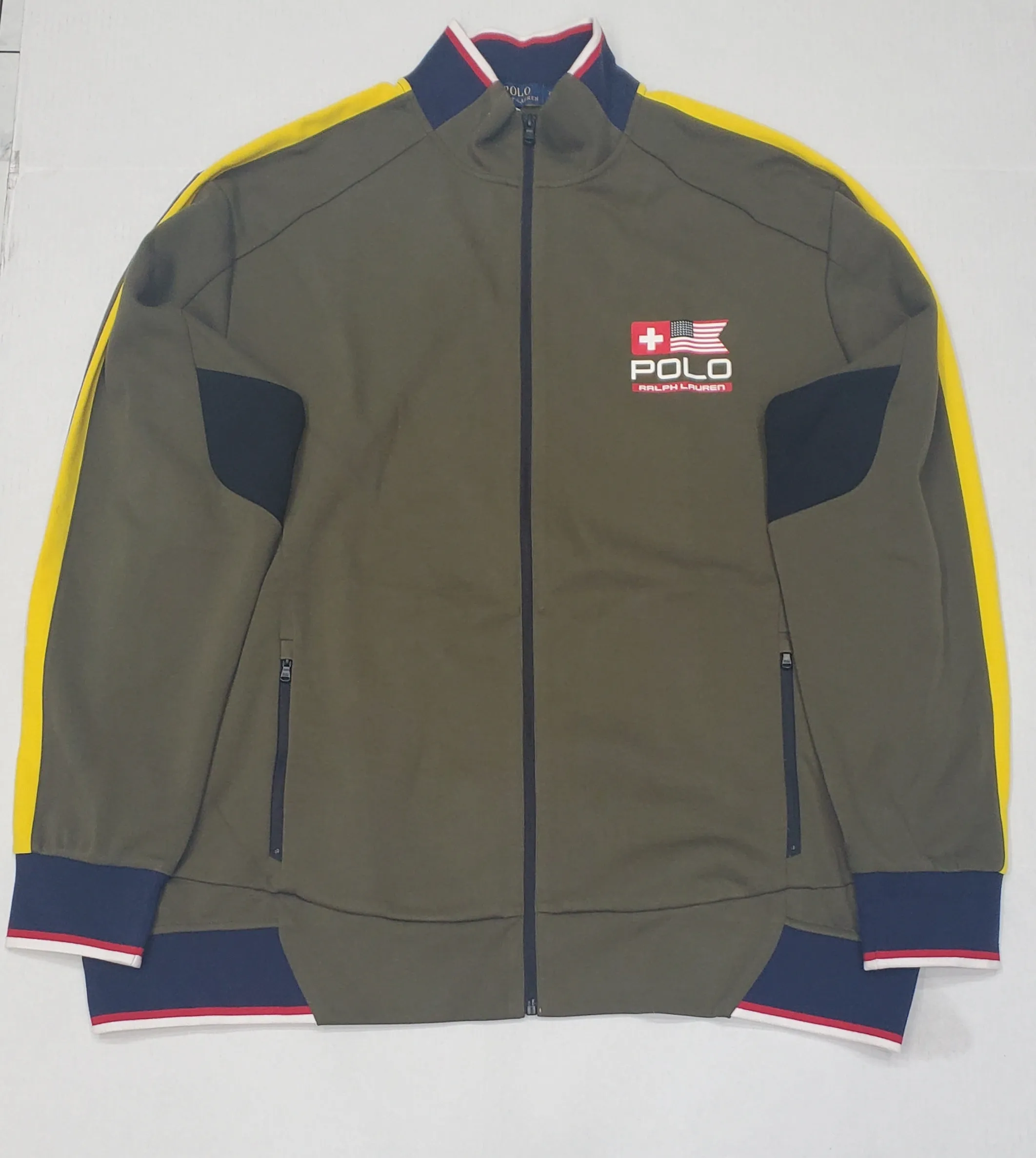 Nwt Polo Big & Tall Olive Track Jacket