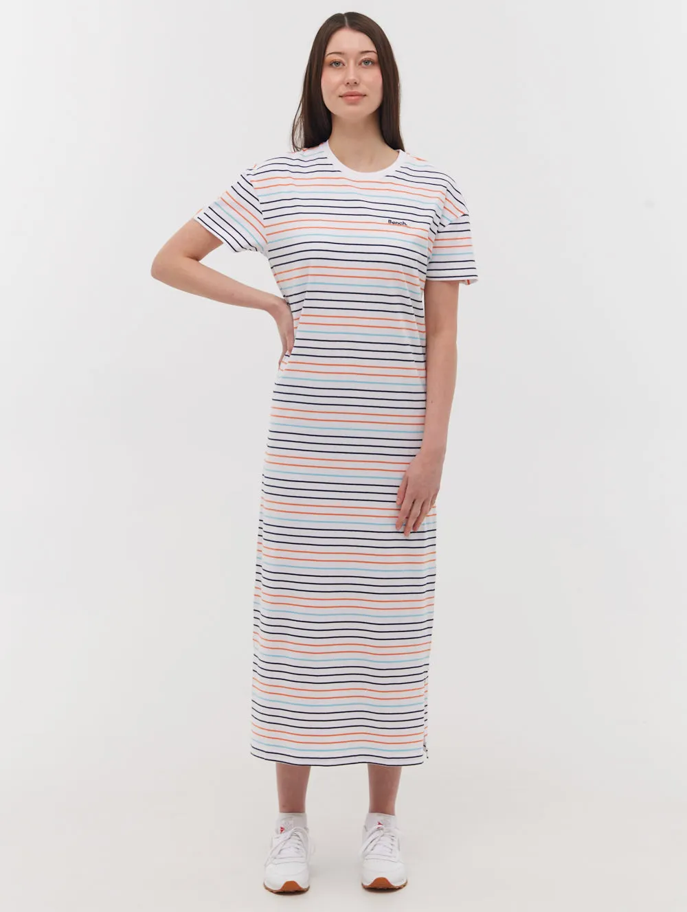 Phoena Stripe T-Shirt Dress