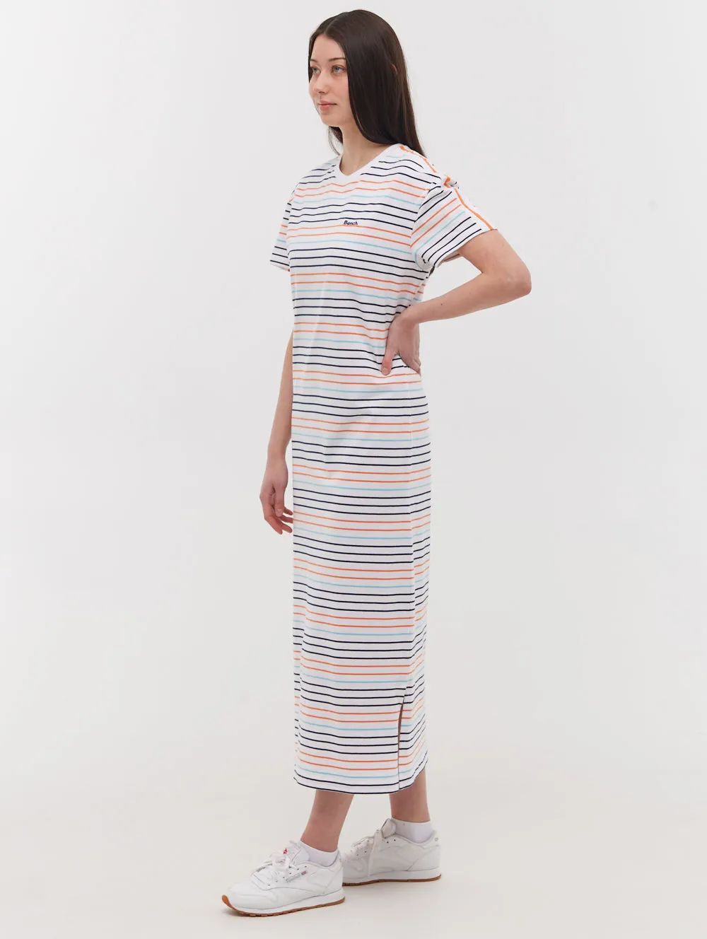 Phoena Stripe T-Shirt Dress