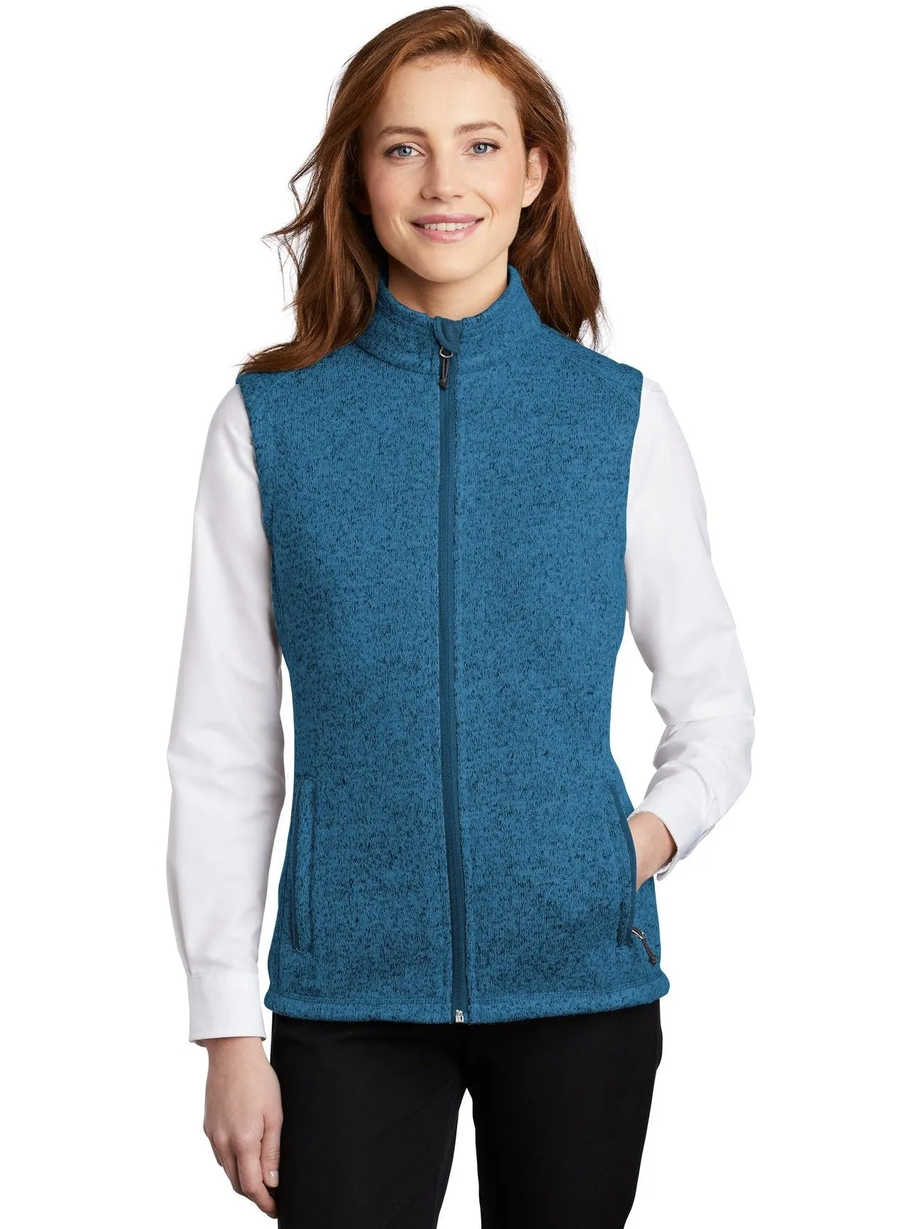 Port Authority Ladies Sweater Fleece Vest