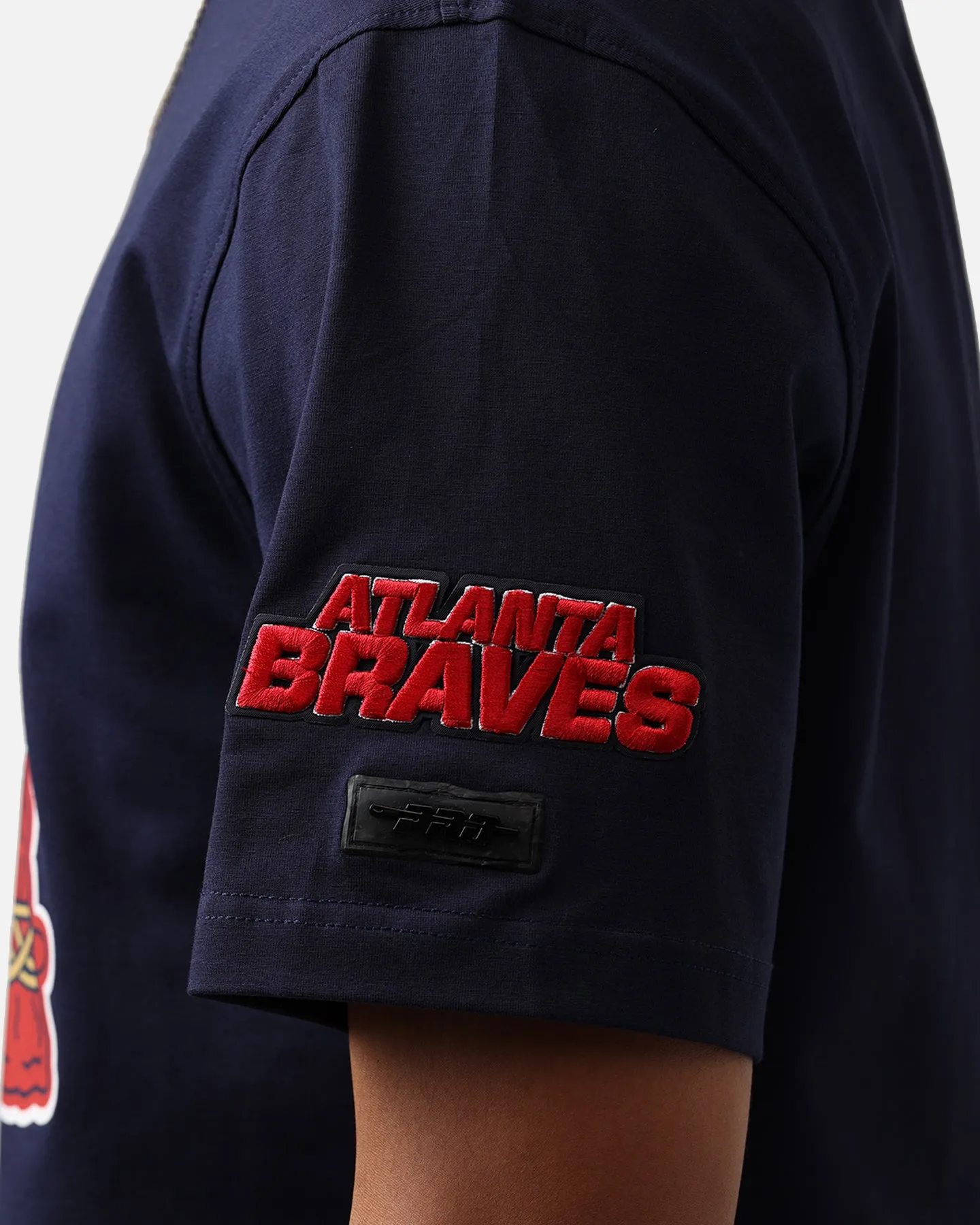 Pro Standard Atlanta Braves Fast Lane SJ T-Shirt Midnight Navy