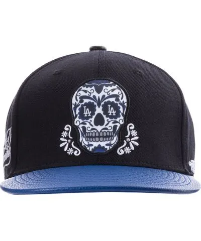 Pro Standard Dodgers Sugar Skull Wool Blend Pro 6 2-Tone Strapback