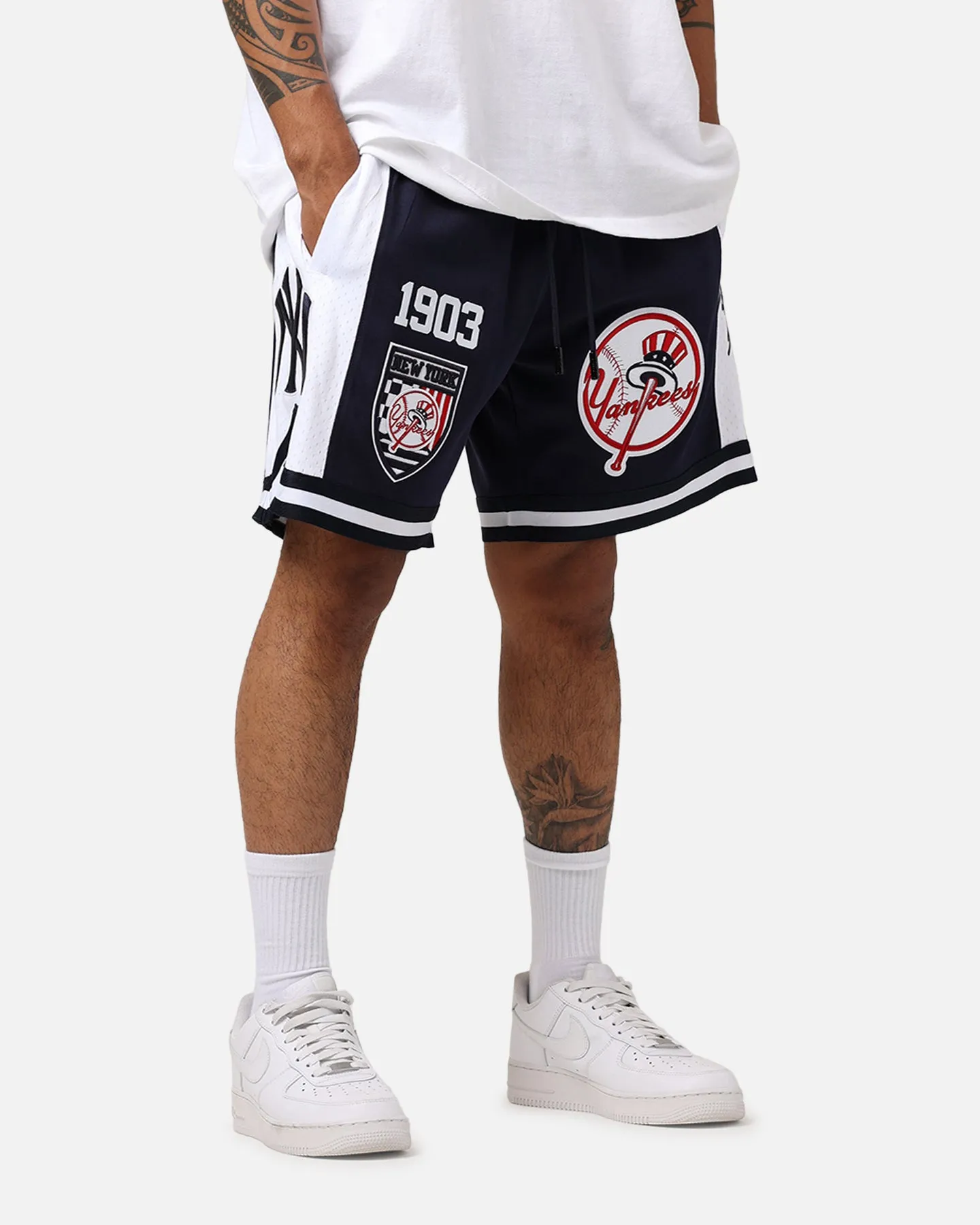 Pro Standard New York Yankees Fast Lane 2.0 Shorts Midnight Navy