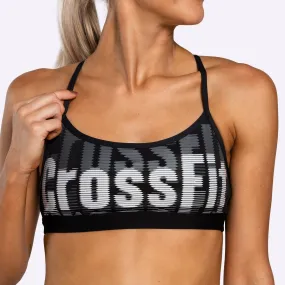 Reebok - Women's CrossFit Medium-Impact Skinny Bra - BLACK