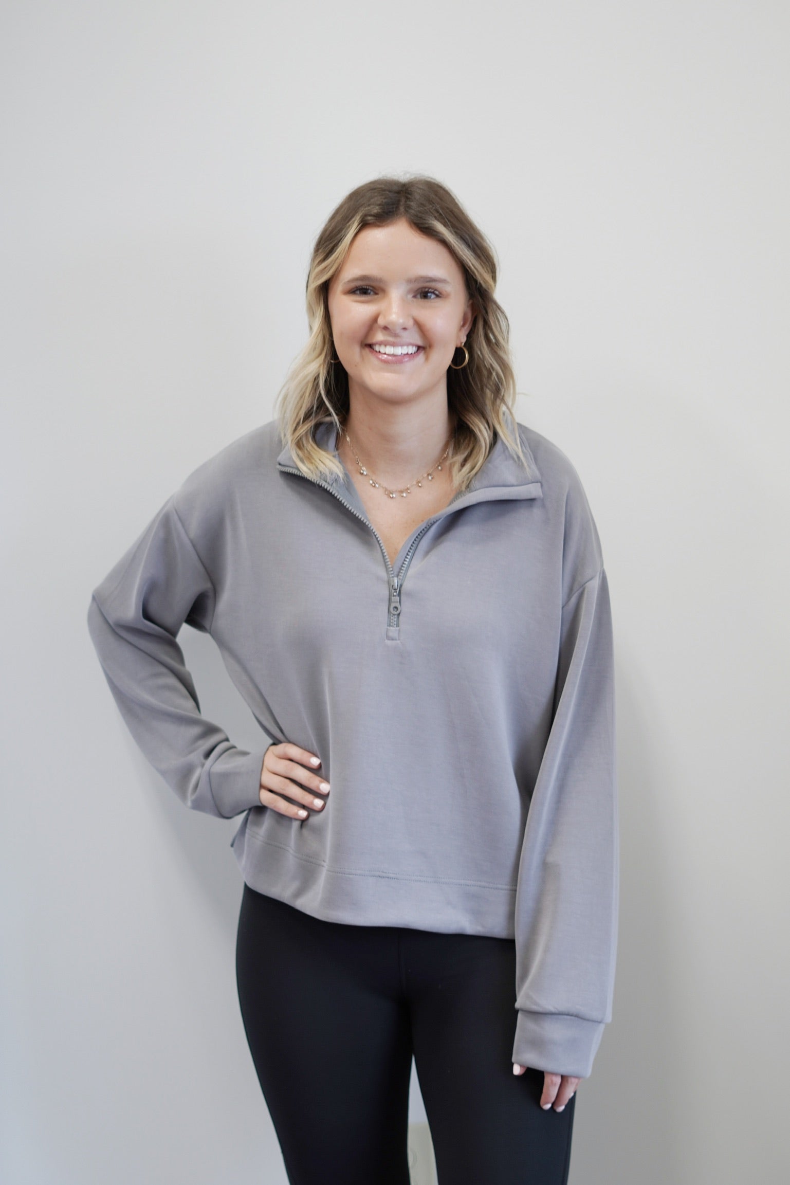 Saylor Scuba Half Zip Pullover