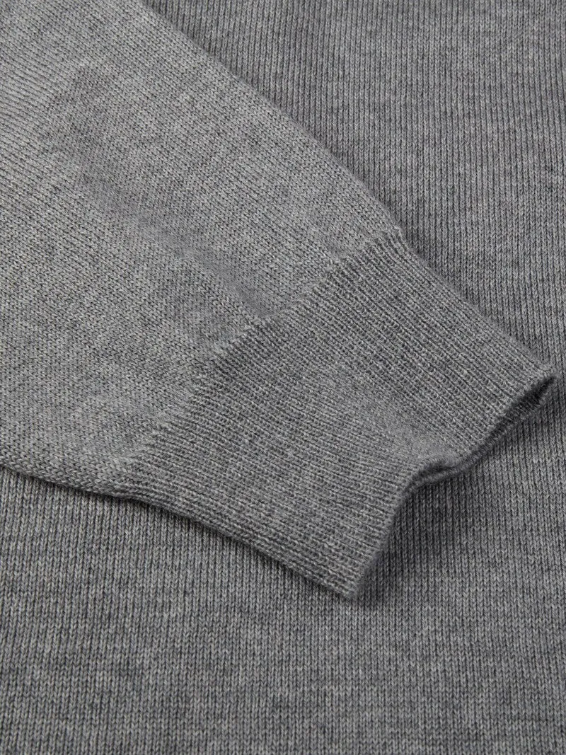 Silja merino roll neck, grey basic