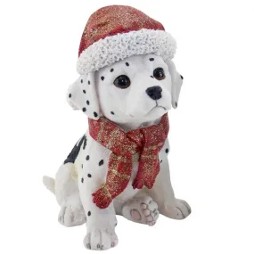 Sitting dalmatian with scarf - 16.5cm