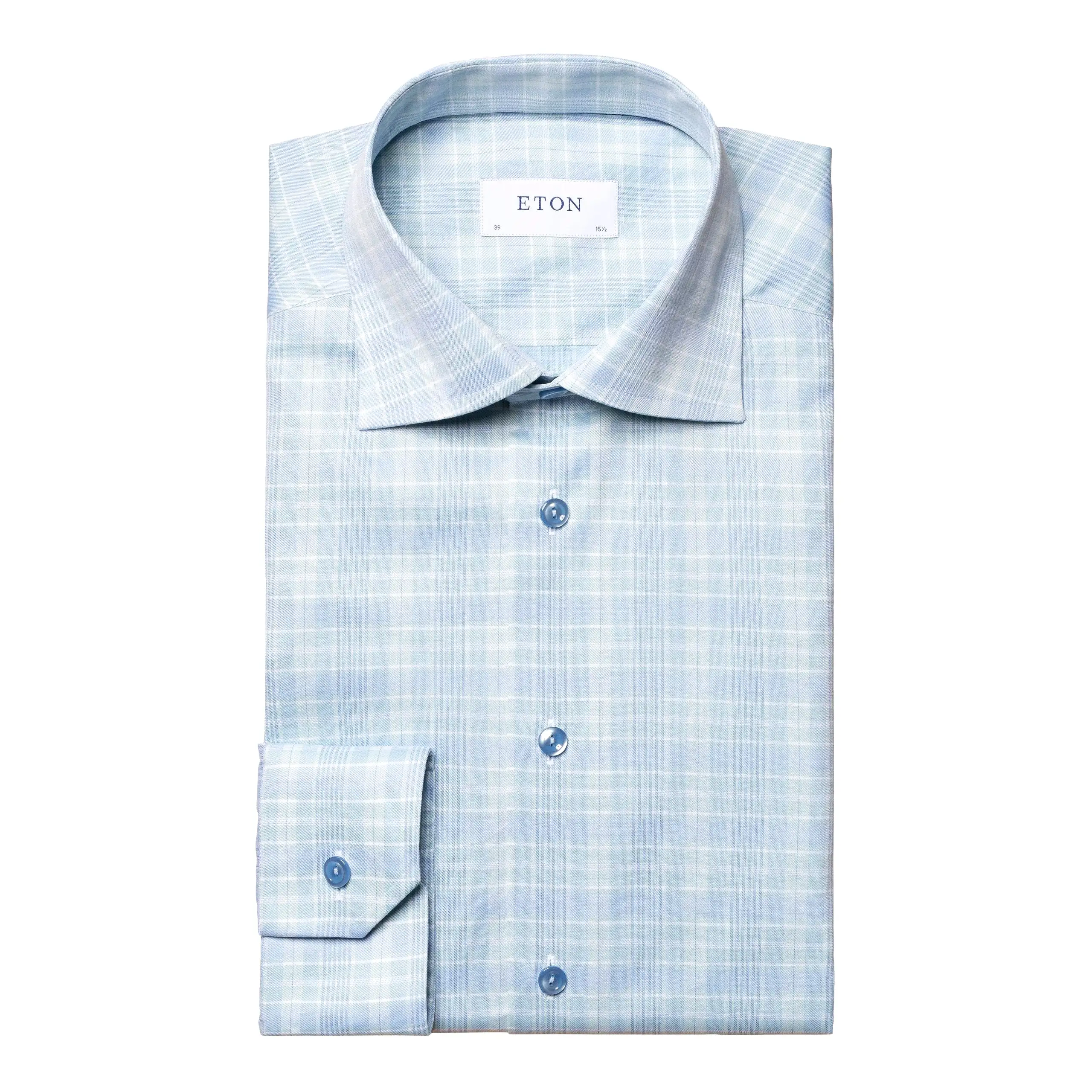 Slim Fit - Prince of Wales Checked Signature Twill Shirt