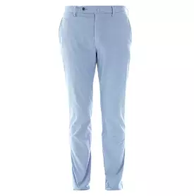 SLIM POPLIN PANT BLUE