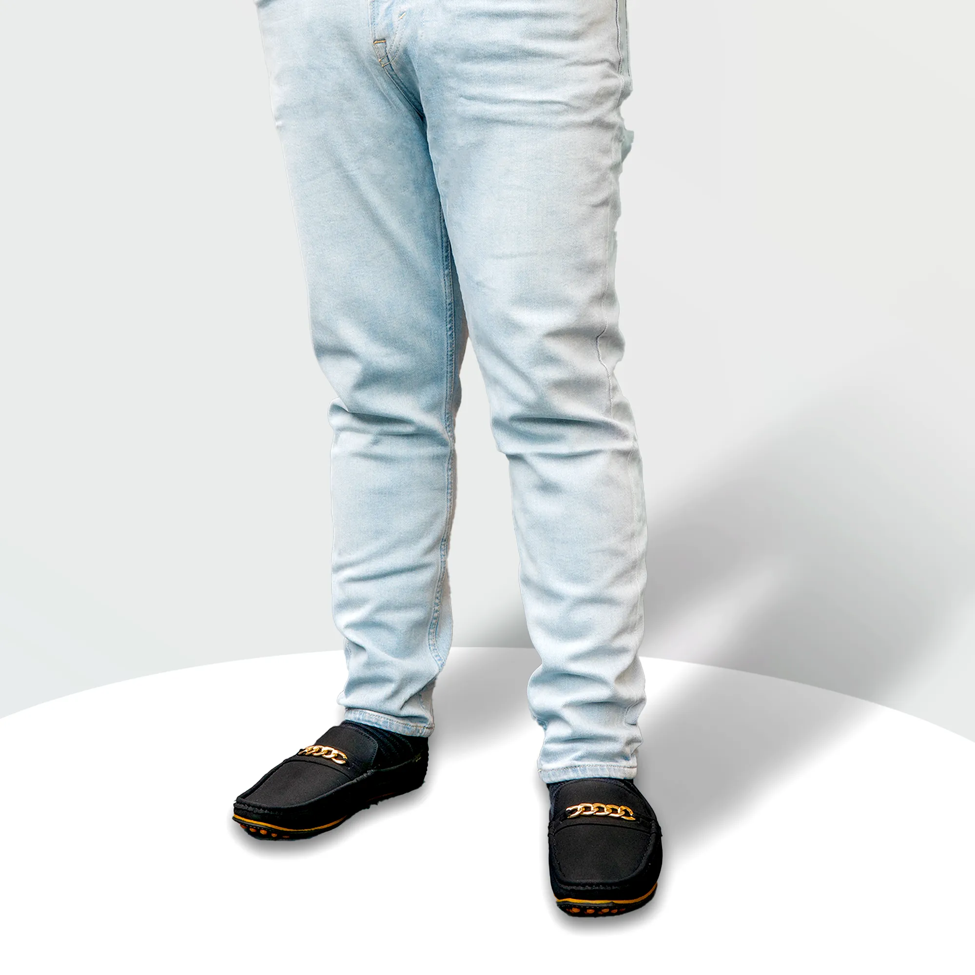 Slim Tapered Cropped Denim