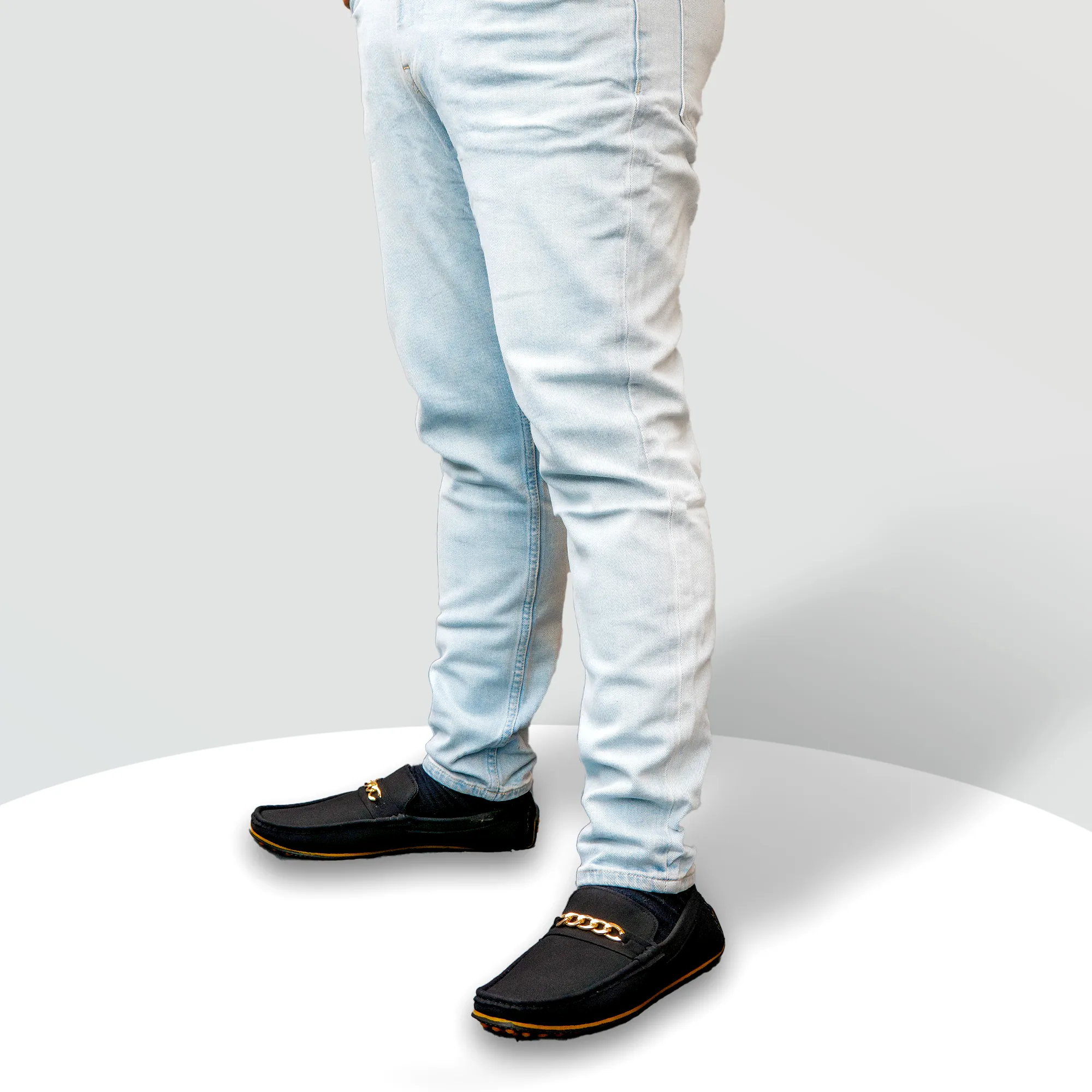 Slim Tapered Cropped Denim