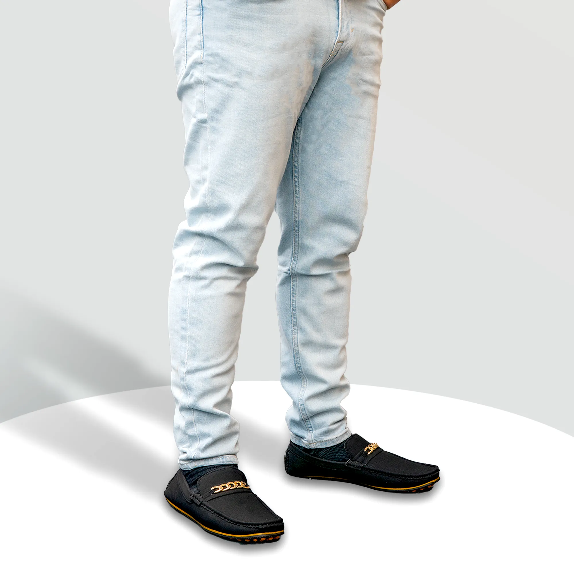 Slim Tapered Cropped Denim