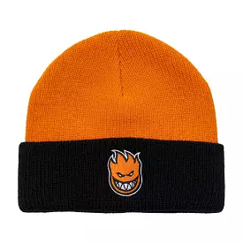 SPITFIRE BIGHEAD FILL CUFF BEANIE BLACK/ORANGE