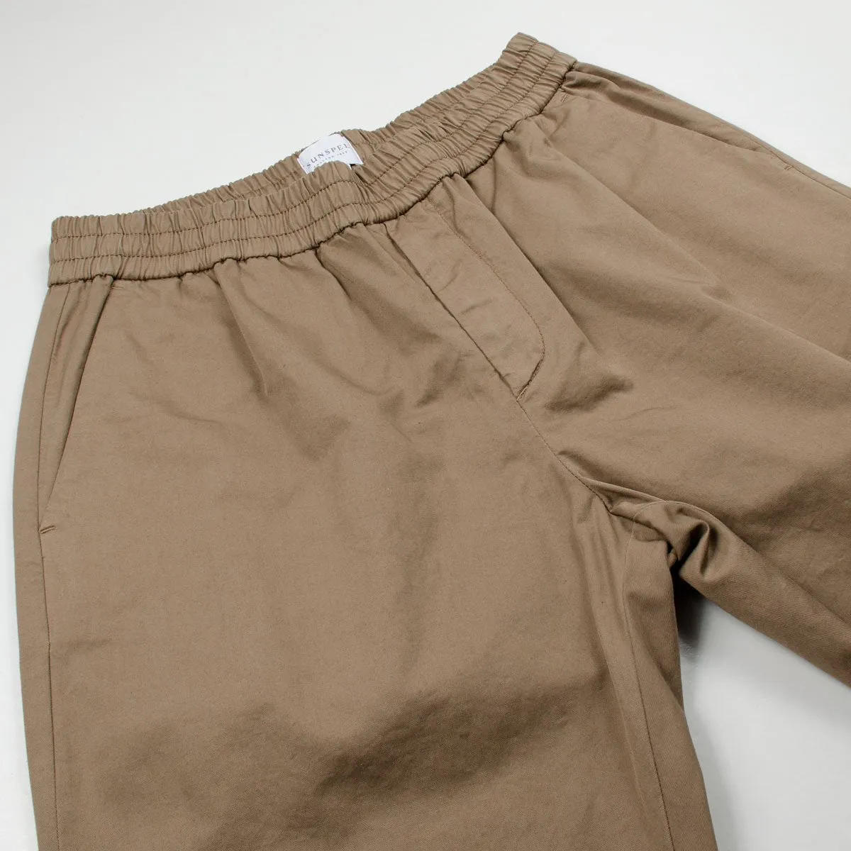 Sunspel - Drawstring Trouser - Dark Stone