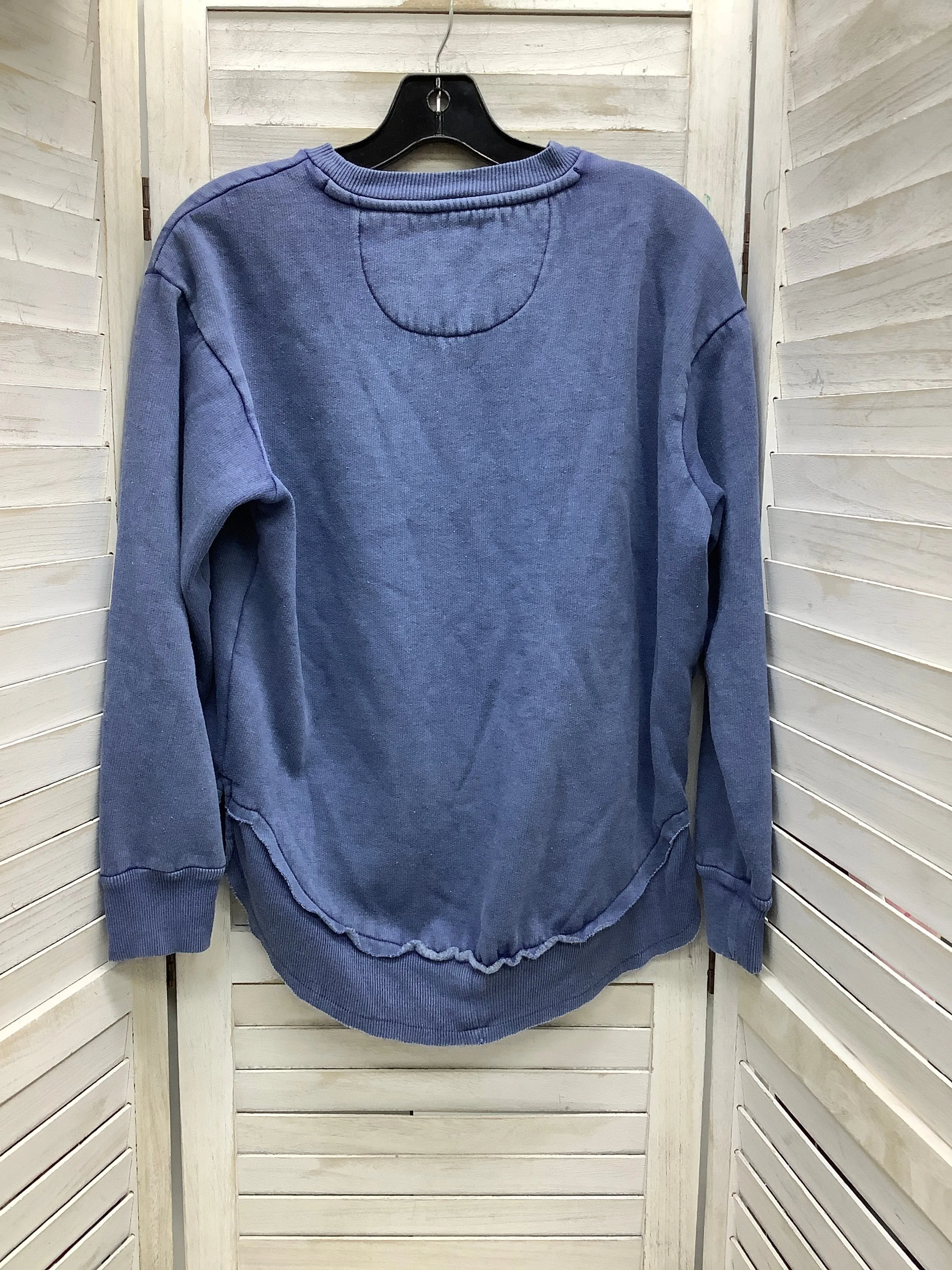 Sweater By Simply Southern In Blue, Size: S