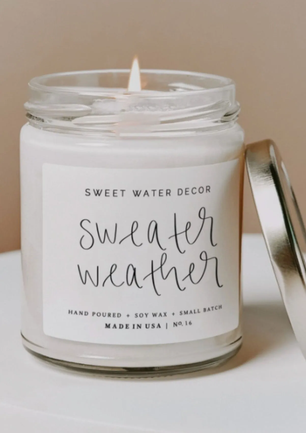 Sweater Weather Scented Soy Candle