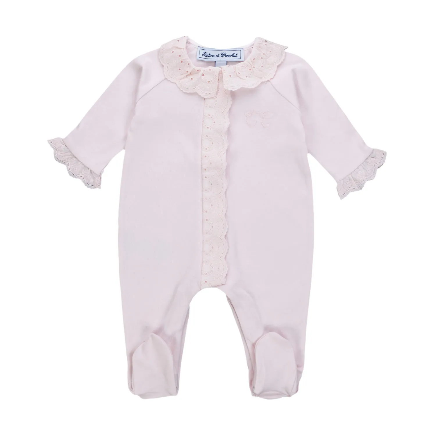 Tartine Et Chocolat Baby Girl Lace Romper