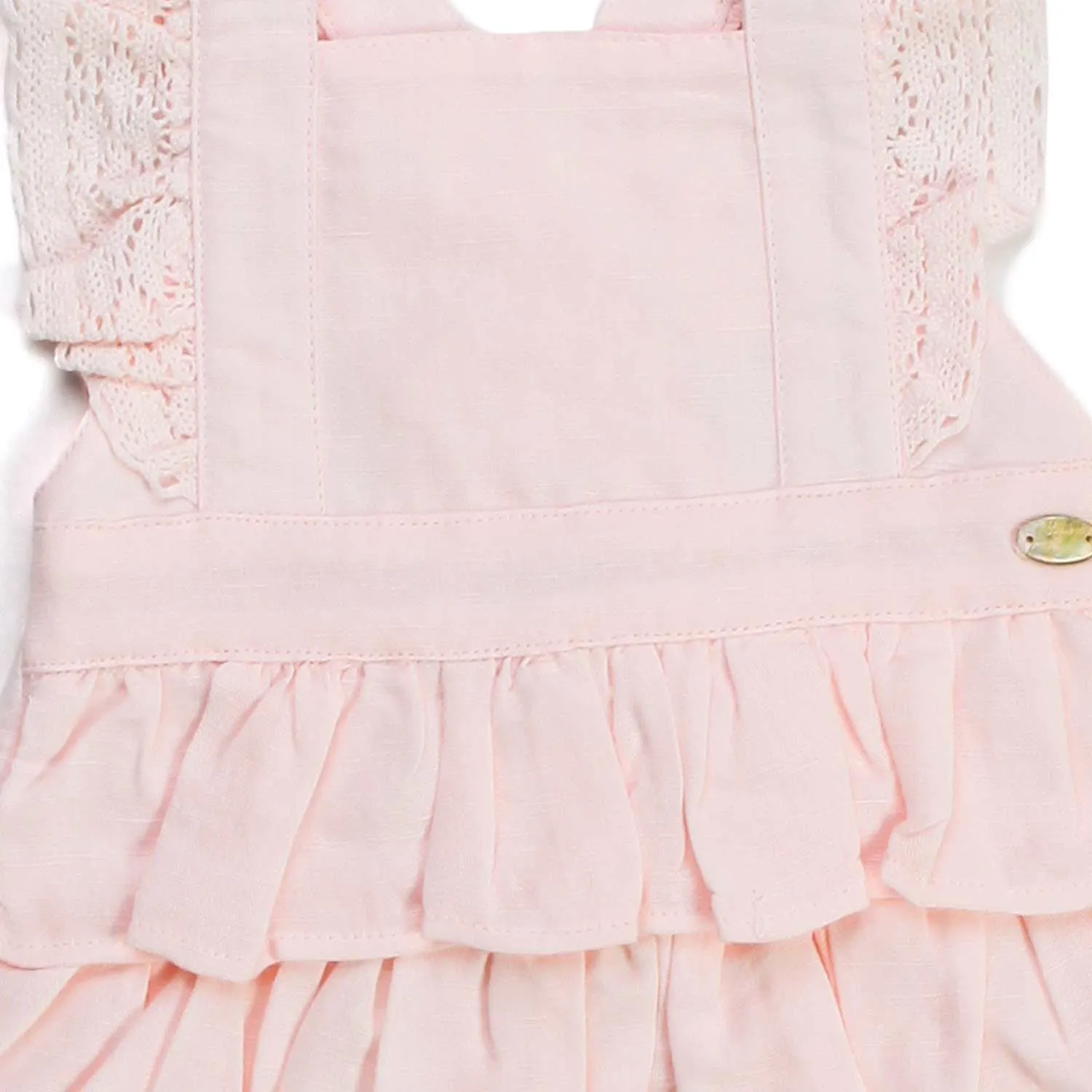 Tartine Et Chocolat Pink Romper For Baby Girl