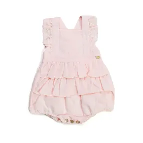 Tartine Et Chocolat Pink Romper For Baby Girl