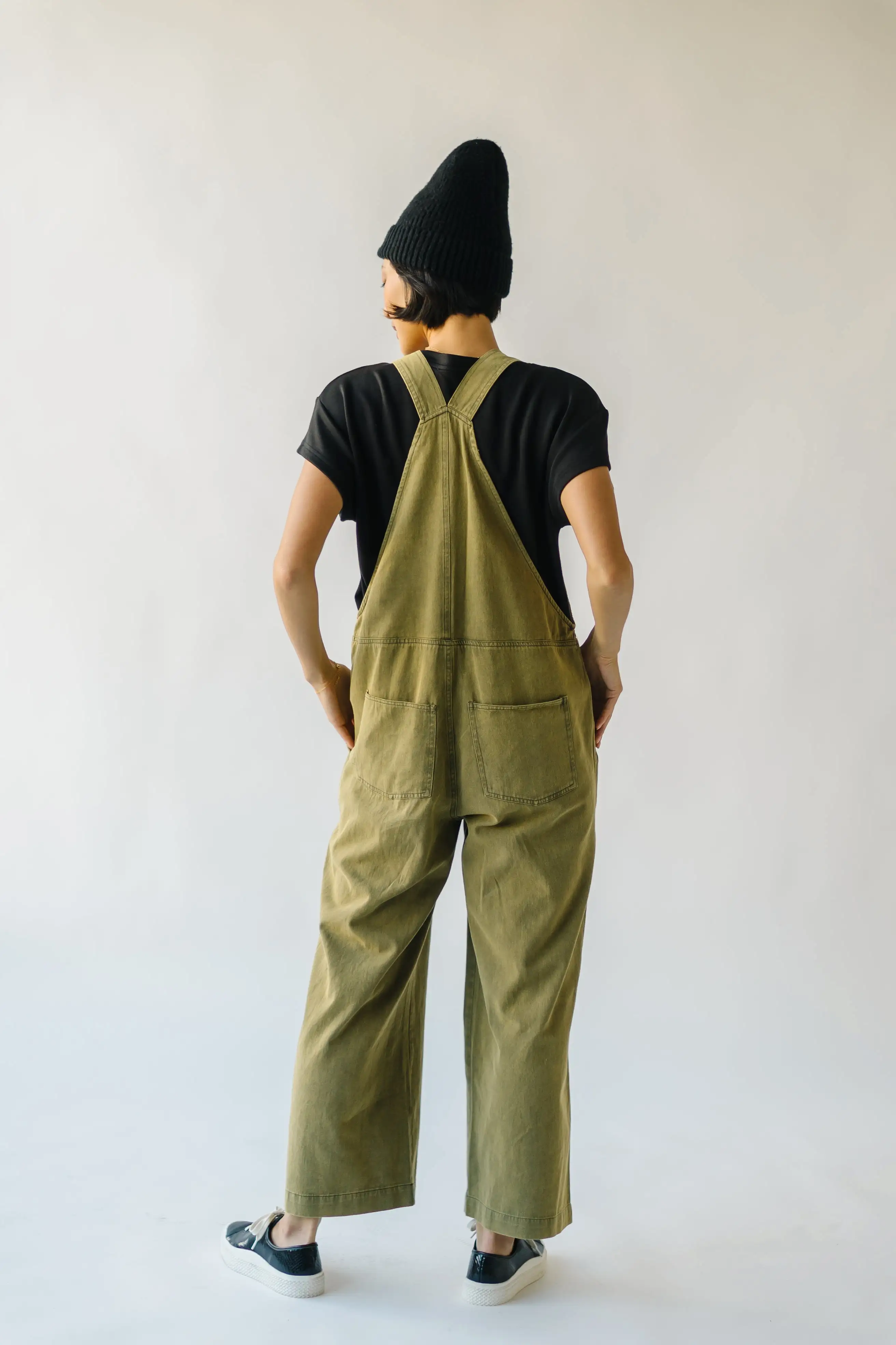 The Fortuna Wide Leg Jumpsuit in Olive