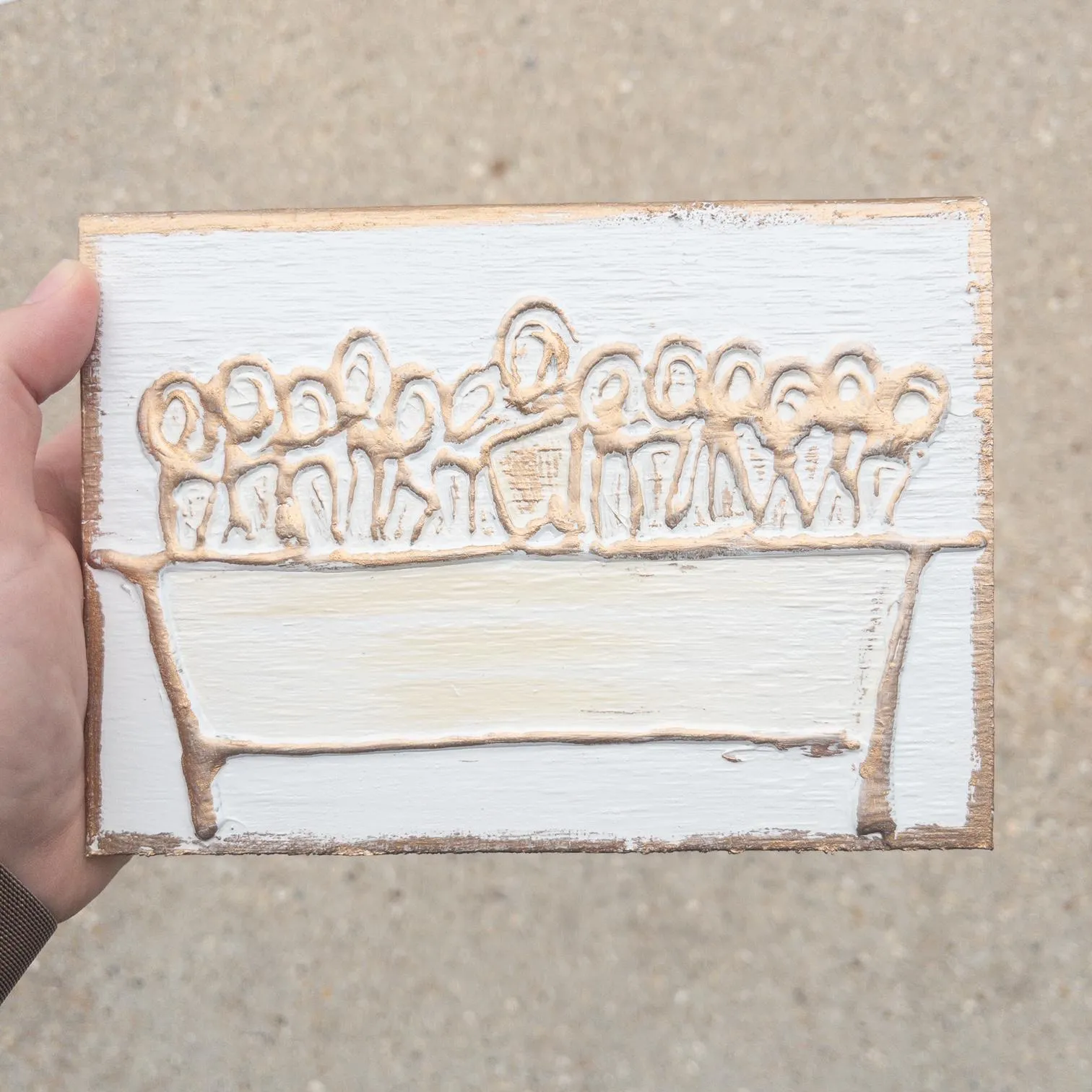 The Last Supper Wood Block