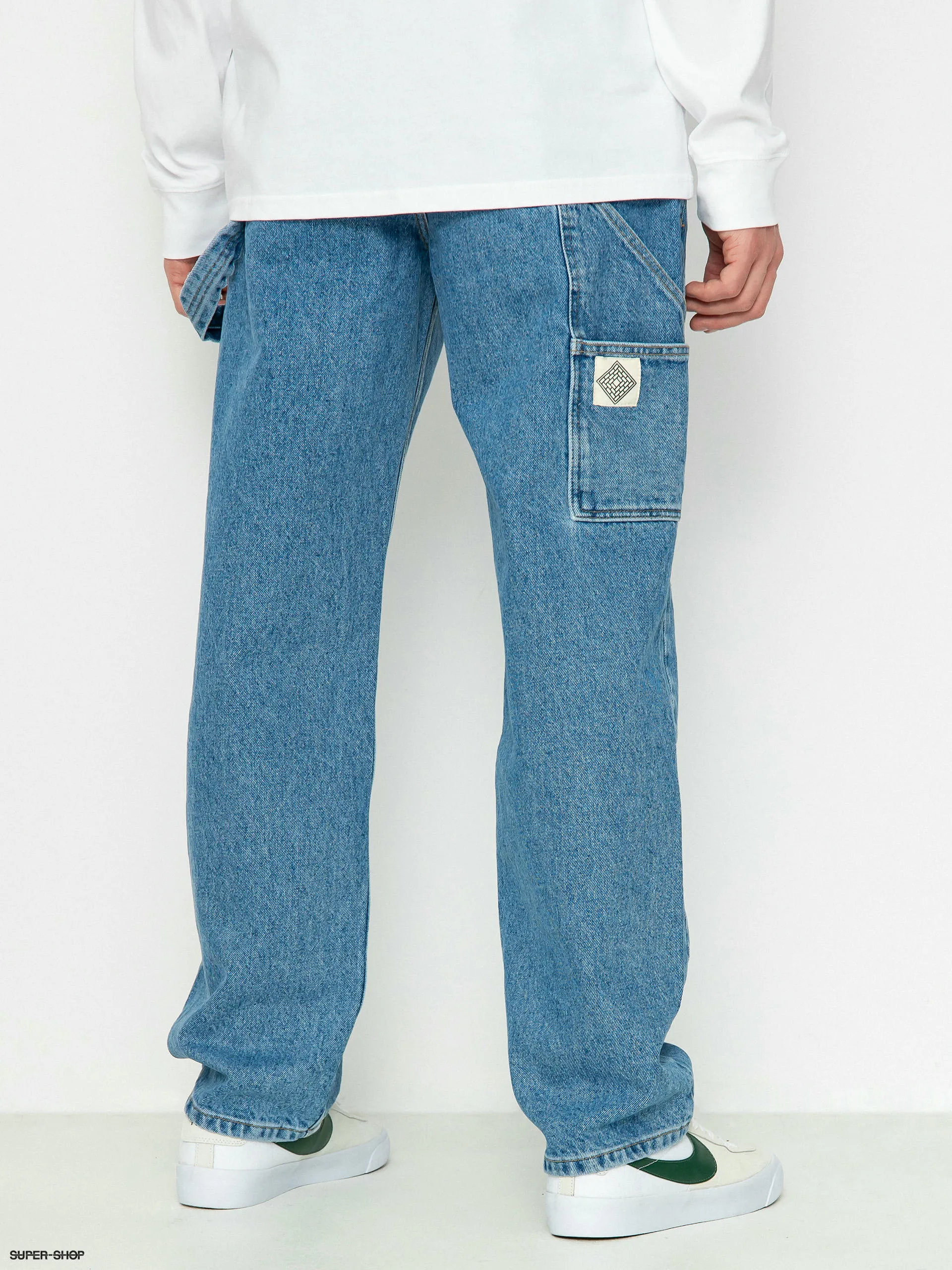 The National Skateboard Co Boreray Carpenter Jeans Pants (washed blue)