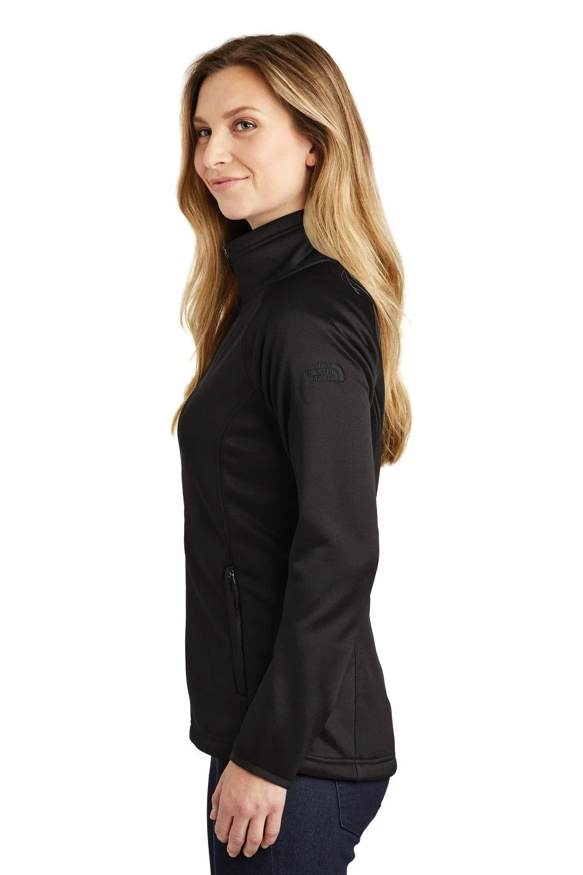 The North Face Ladies Canyon Flats Stretch Fleece Jacket NF0A3LHA TNF Black