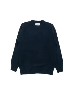 The Real McCoy's MC21114 Wool Crewneck Sweater Navy