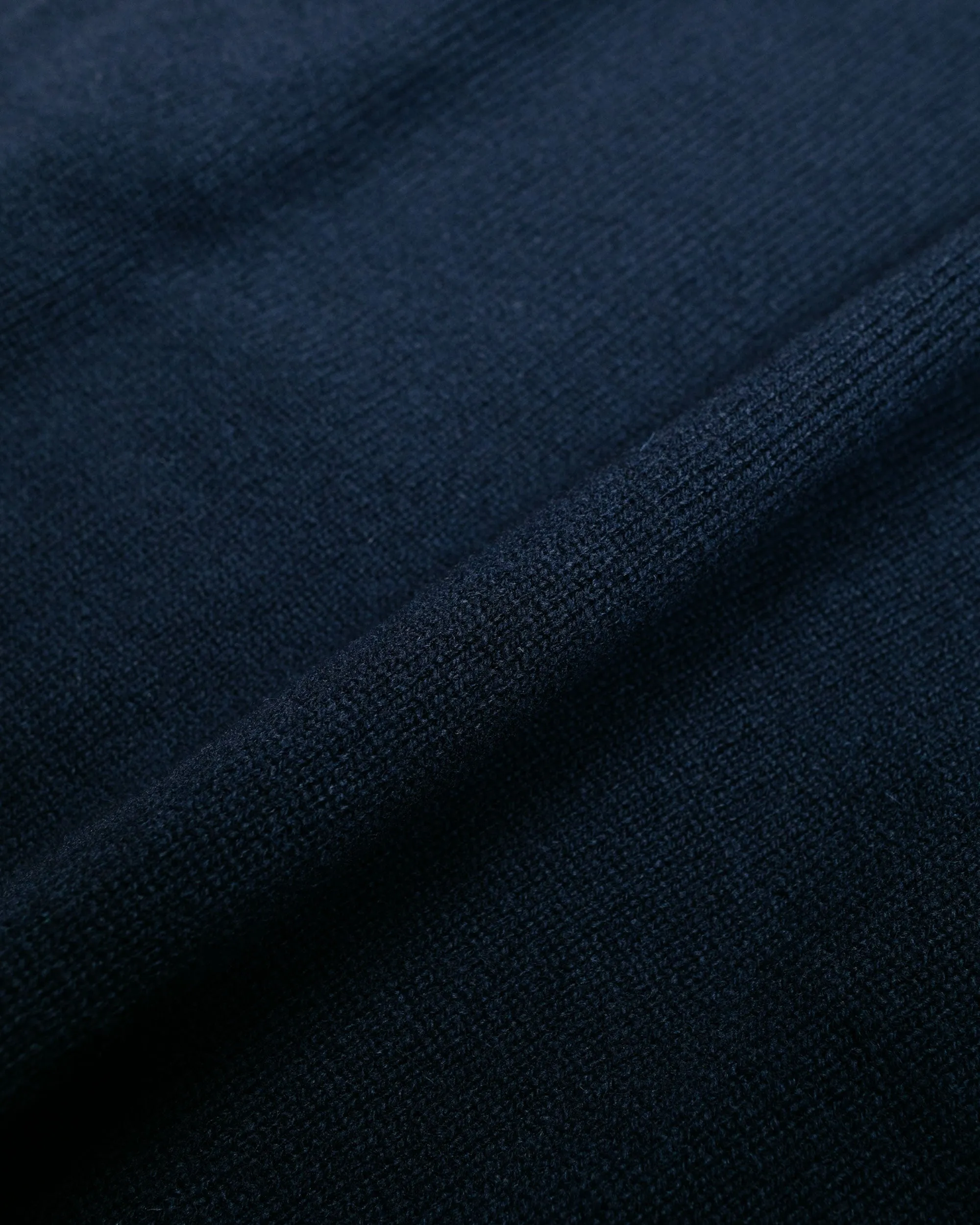 The Real McCoy's MC21114 Wool Crewneck Sweater Navy