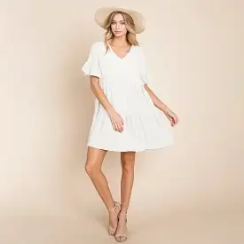 Vacay Ready Tiered Mini Dress