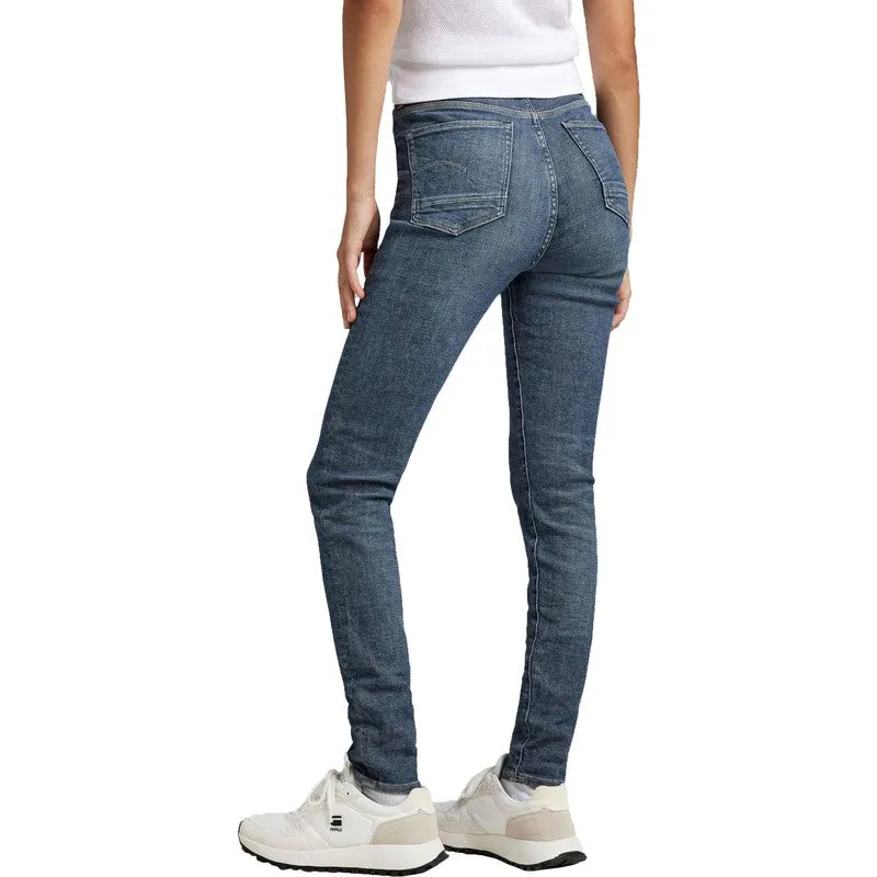 Women's Kafey Ultra High Skinny Jeans, Faded Blue